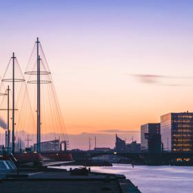 The Circle Bridge on Copenhagen harbour