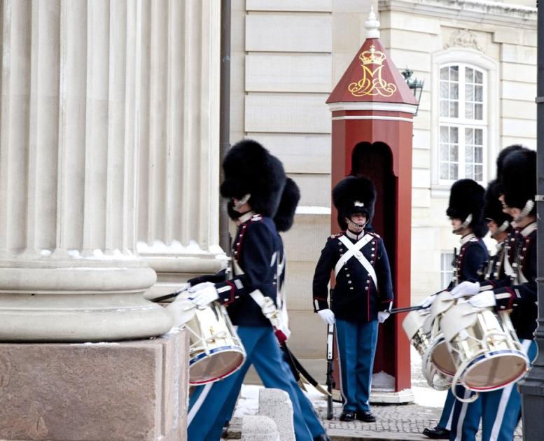 Livgarden på Amalienborg Slotsplads