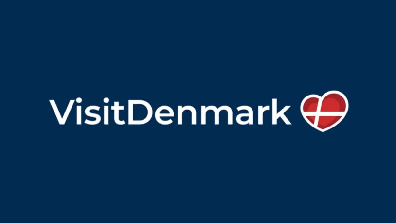 VisitDenmark Internationalt logo - negativ