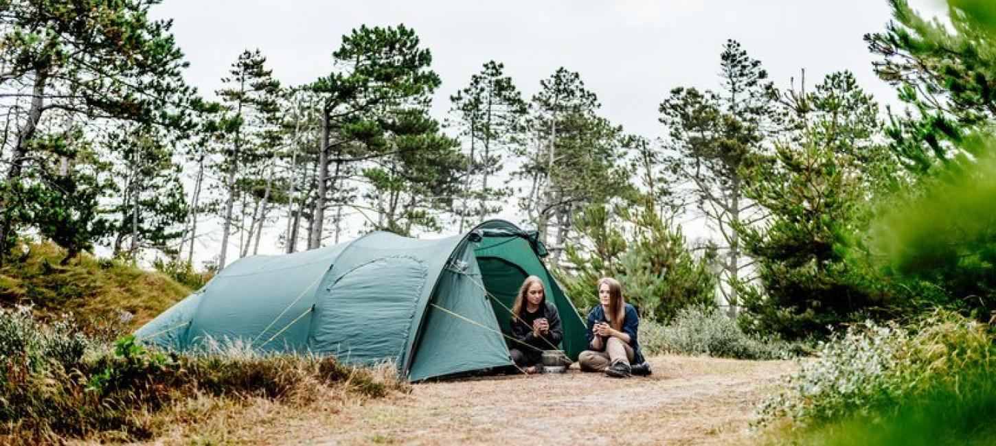 Wild Camping in Thy National Park.