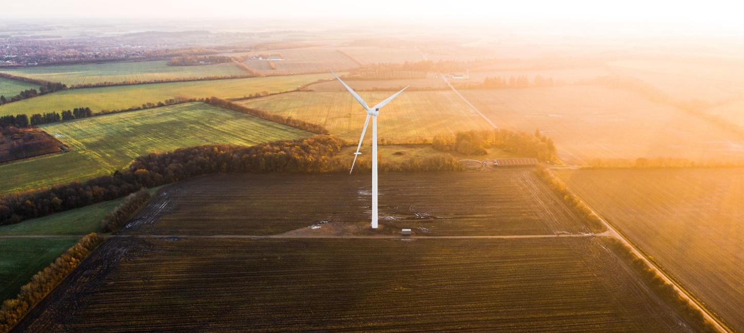 Vindmølle i Jylland