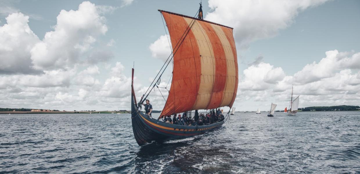 Vikingeskib på Roskilde Fjord