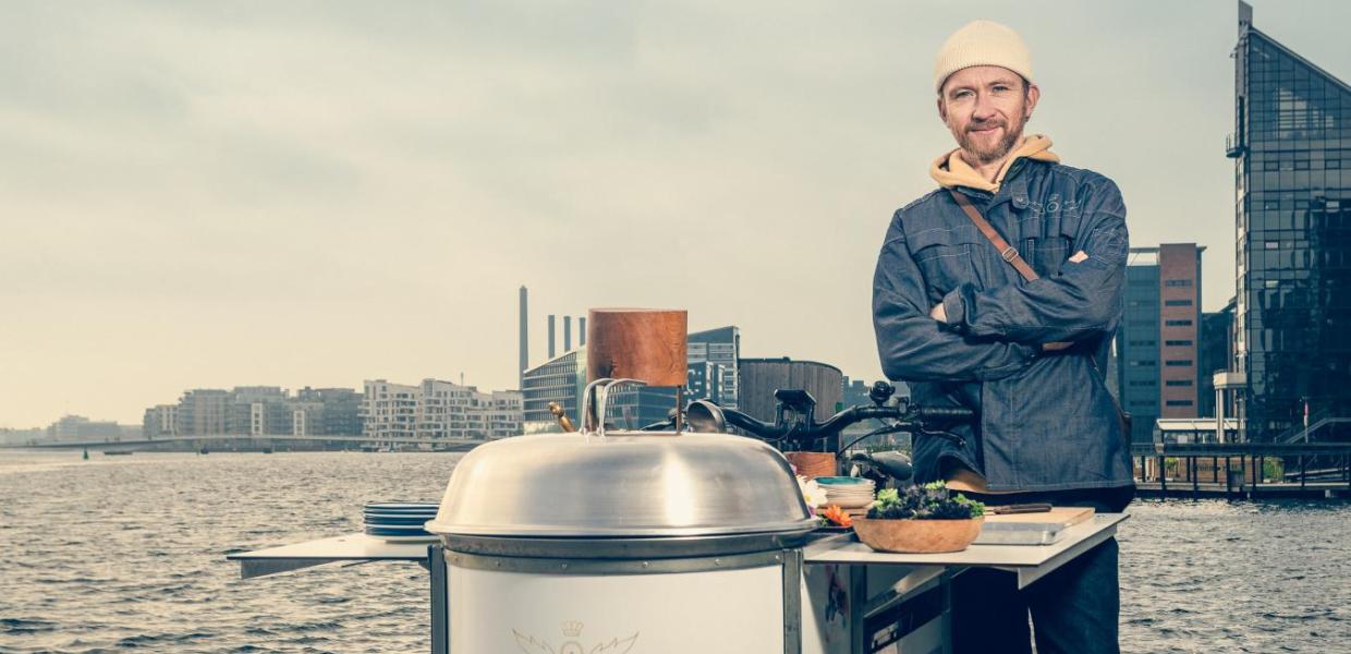 Morten Kryger the bicycle chef in Copenhagen