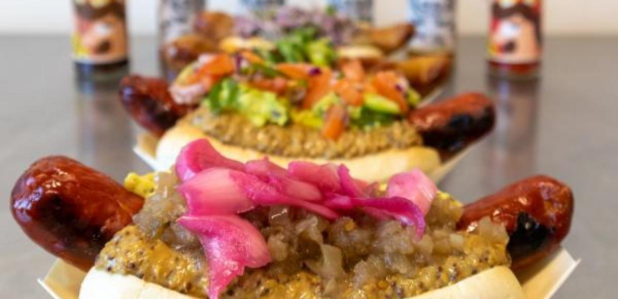 Hotdog from Johns Hotdog Deli in Copenhagen