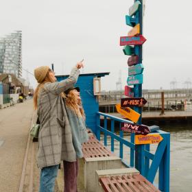 Family in Aarhus in Autumn