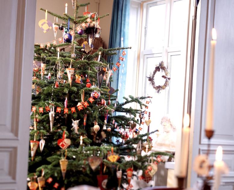 Traditional Danish Christmas tree